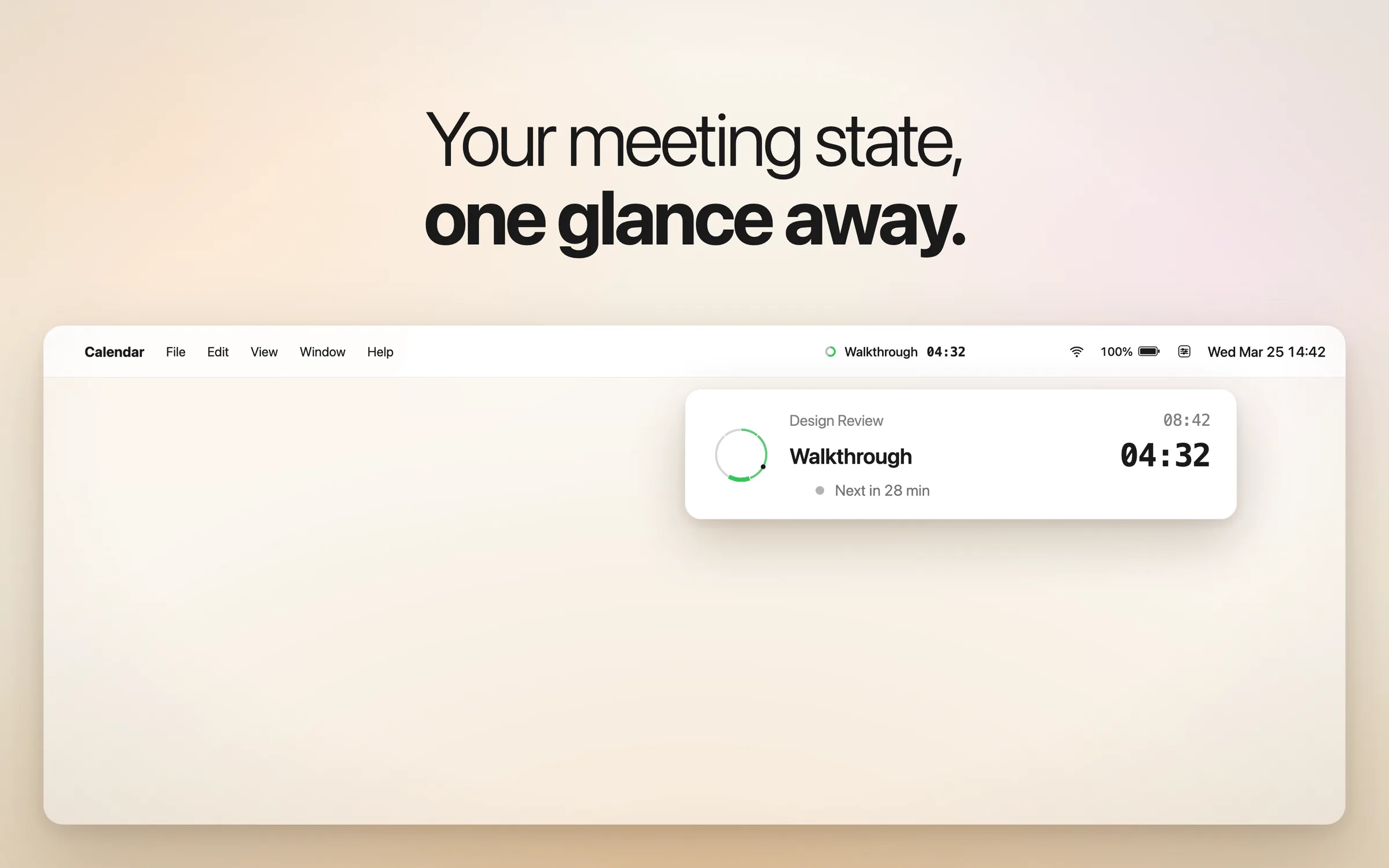 Huddle — Der Meeting-Timer in der Menüleiste